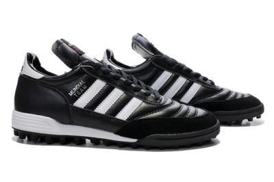 Unisex Adidas Copa Mundial Team Astro TF Artificial Turf Low-Tops Football Shoes - Black/White/Red