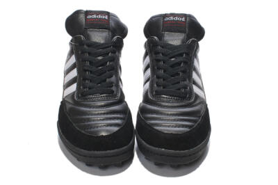Unisex Adidas Copa Mundial Team Astro TF Artificial Turf Low-Tops Football Shoes - Black/White/Red