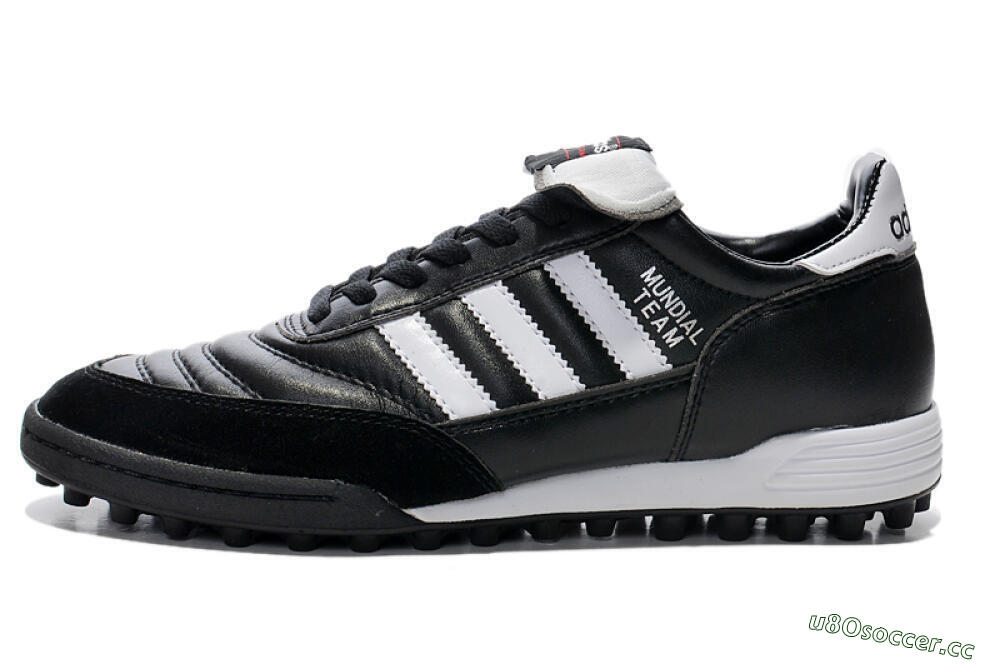 Unisex Adidas Copa Mundial Team Astro TF Artificial Turf Low-Tops Football Shoes - Black/White/Red 0