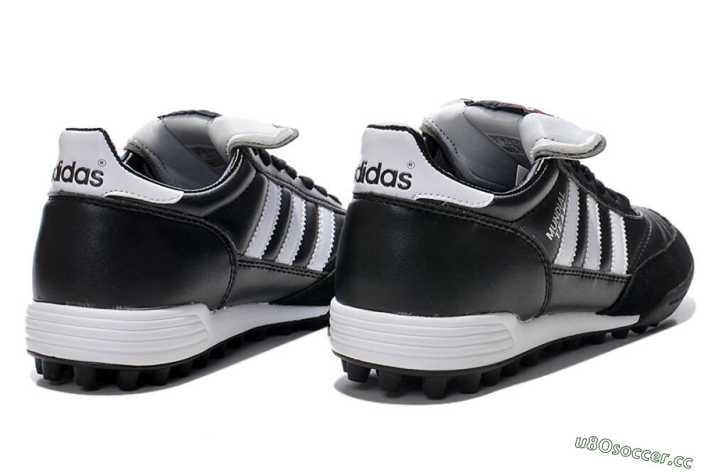Unisex Adidas Copa Mundial Team Astro TF Artificial Turf Low-Tops Football Shoes - Black/White/Red 8