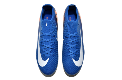 Unisex Nike Air Zoom Mercurial Vapor 16 Elite FG Firm Ground Low-Tops Football Boots - Blue/White/Orange
