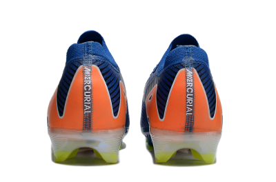Unisex Nike Air Zoom Mercurial Vapor 16 Elite FG Firm Ground Low-Tops Football Boots - Blue/White/Orange