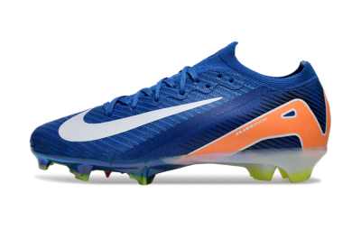 Unisex Nike Air Zoom Mercurial Vapor 16 Elite FG Firm Ground Low-Tops Football Boots - Blue/White/Orange