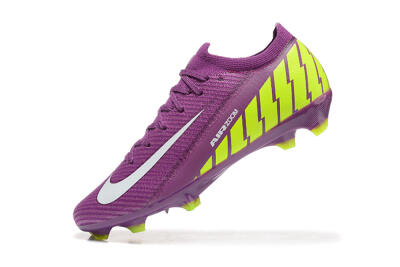 Men's Nike Air Zoom Mercurial Vapor 16 Elite FG Firm Ground Low-Tops Football Boots - Purple/White/Yellow