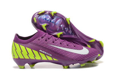 Men's Nike Air Zoom Mercurial Vapor 16 Elite FG Firm Ground Low-Tops Football Boots - Purple/White/Yellow