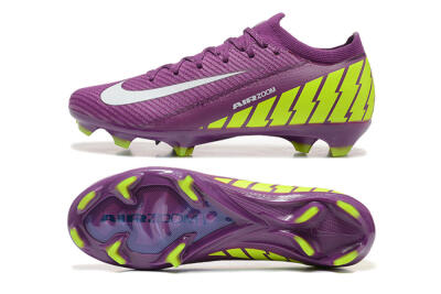 Men's Nike Air Zoom Mercurial Vapor 16 Elite FG Firm Ground Low-Tops Football Boots - Purple/White/Yellow