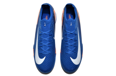 Unisex Nike Air Zoom Mercurial Vapor 16 Elite TF Artificial Turf Low-Tops Football Shoes - Blue/White/Orange