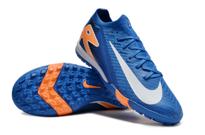 Unisex Nike Air Zoom Mercurial Vapor 16 Elite TF Artificial Turf Low-Tops Football Shoes - Blue/White/Orange