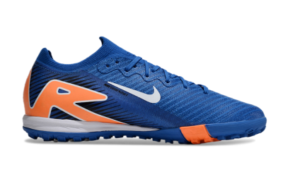 Unisex Nike Air Zoom Mercurial Vapor 16 Elite TF Artificial Turf Low-Tops Football Shoes - Blue/White/Orange