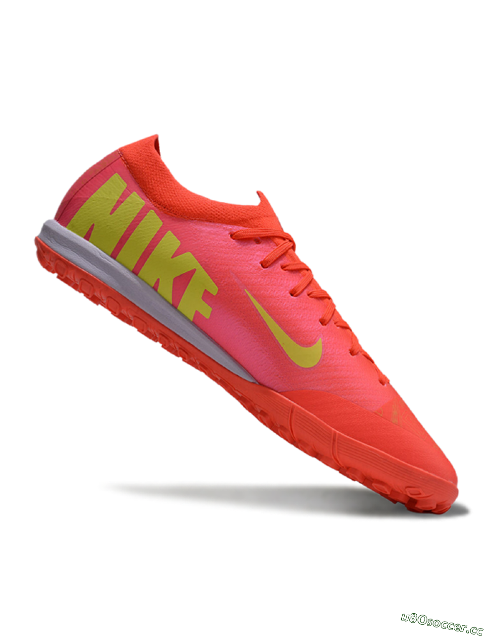 Unisex Nike Air Zoom Mercurial Vapor 16 Elite TF Artificial Turf Low-Tops Football Shoes - Pink/Yellow/White 4