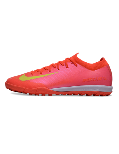 Unisex Nike Air Zoom Mercurial Vapor 16 Elite TF Artificial Turf Low-Tops Football Shoes - Pink/Yellow/White
