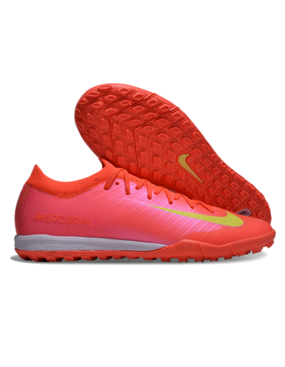Unisex Nike Air Zoom Mercurial Vapor 16 Elite TF Artificial Turf Low-Tops Football Shoes - Pink/Yellow/White