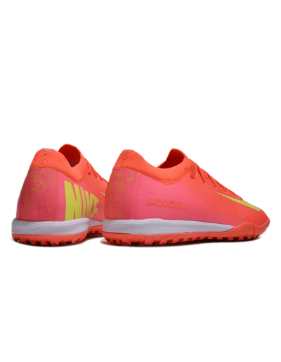 Unisex Nike Air Zoom Mercurial Vapor 16 Elite TF Artificial Turf Low-Tops Football Shoes - Pink/Yellow/White