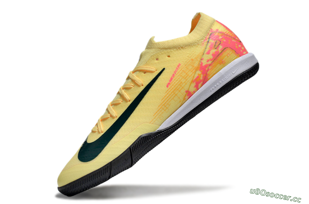 Unisex Nike Air Zoom Mercurial Vapor 16 Elite IC Indoor & Futsal Low-Tops Football Shoes - Yellow/Black/Red 5