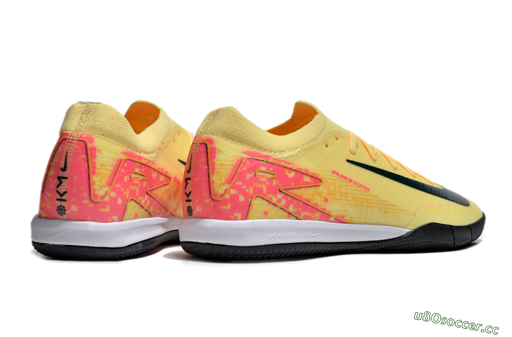 Unisex Nike Air Zoom Mercurial Vapor 16 Elite IC Indoor & Futsal Low-Tops Football Shoes - Yellow/Black/Red 6