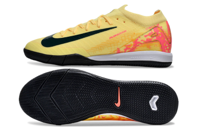 Unisex Nike Air Zoom Mercurial Vapor 16 Elite IC Indoor & Futsal Low-Tops Football Shoes - Yellow/Black/Red