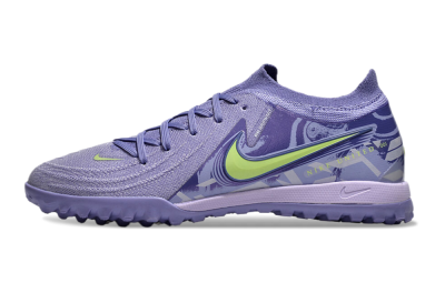Men's Nike Phantom GX 2 Elite TF Artificial Turf Low-Tops Football Shoes - Purple/Yellow/White