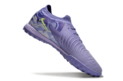 Men's Nike Phantom GX 2 Elite TF Artificial Turf Low-Tops Football Shoes - Purple/Yellow/White