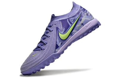 Men's Nike Phantom GX 2 Elite TF Artificial Turf Low-Tops Football Shoes - Purple/Yellow/White