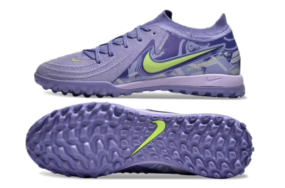 Men's Nike Phantom GX 2 Elite TF Artificial Turf Low-Tops Football Shoes - Purple/Yellow/White