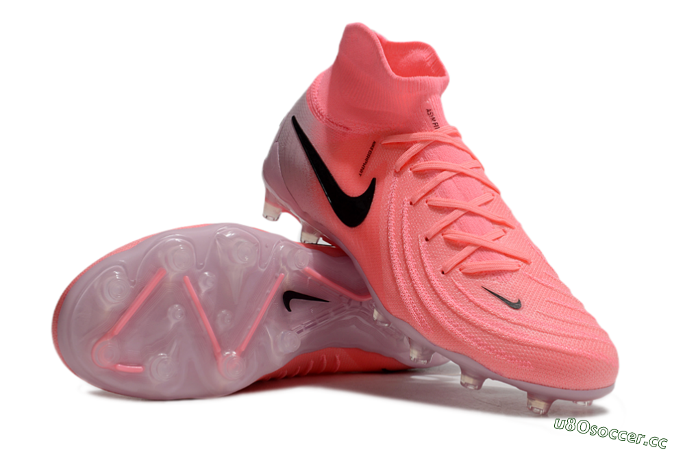 Men's Nike Phantom Luna Elite AG Artificial Grass High-Tops Football Boots - Pink/Black 3
