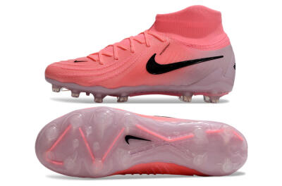 Men's Nike Phantom Luna Elite AG Artificial Grass High-Tops Football Boots - Pink/Black