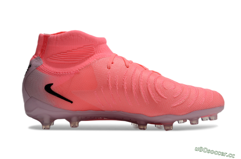 Men's Nike Phantom Luna Elite AG Artificial Grass High-Tops Football Boots - Pink/Black 7