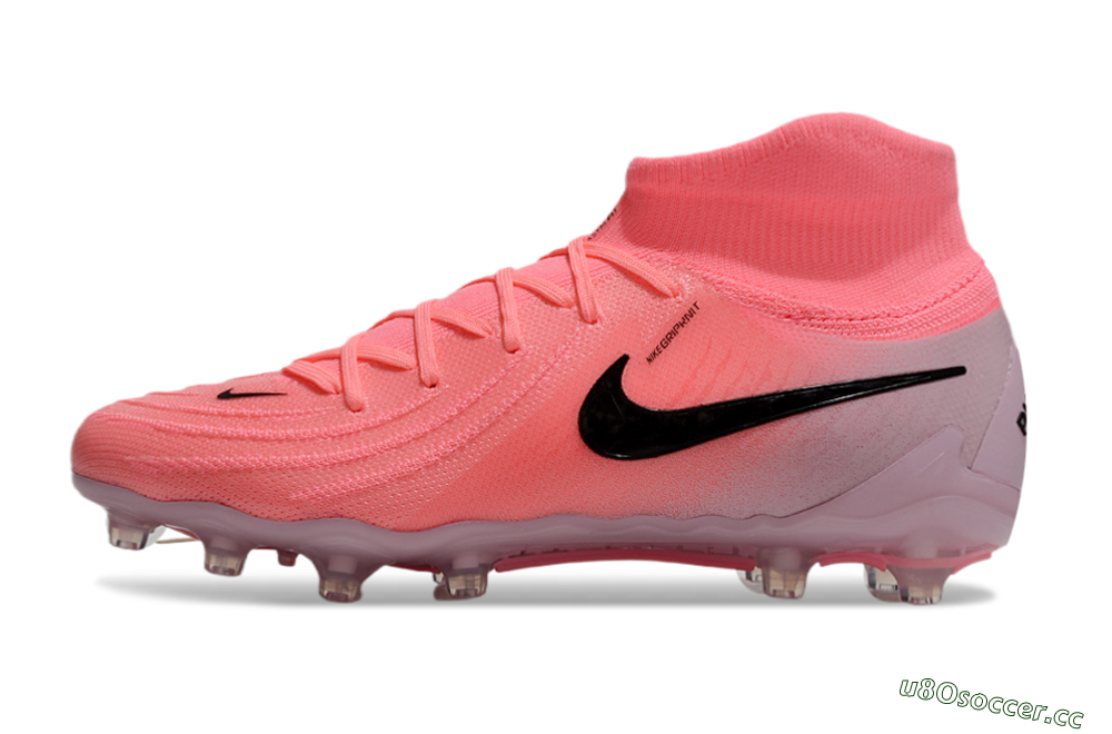 Men's Nike Phantom Luna Elite AG Artificial Grass High-Tops Football Boots - Pink/Black 0