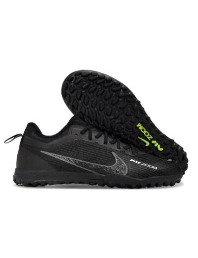 Unisex Nike Air Zoom Mercurial Vapor 15 Pro TF Artificial Turf Low-Tops Football Shoes - Black/Grey/Yellow