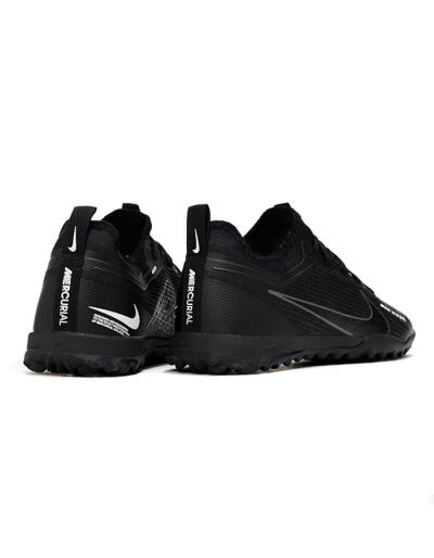 Unisex Nike Air Zoom Mercurial Vapor 15 Pro TF Artificial Turf Low-Tops Football Shoes - Black/Grey/Yellow
