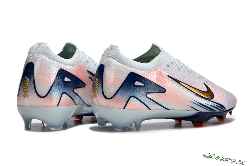Unisex Nike Air Zoom Mercurial Vapor 16 Elite FG Firm Ground Low-Tops Football Boots - Jade/Yellow/Pink 7