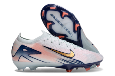 Unisex Nike Air Zoom Mercurial Vapor 16 Elite FG Firm Ground Low-Tops Football Boots - Jade/Yellow/Pink