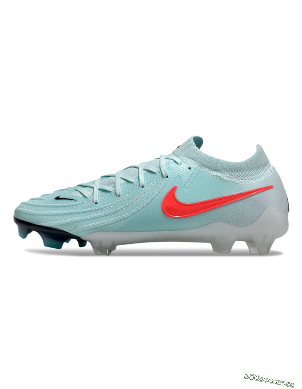 Men's Nike Phantom Luna Elite FG Firm Ground Low-Tops Football Boots - Jade/Red/Black 0