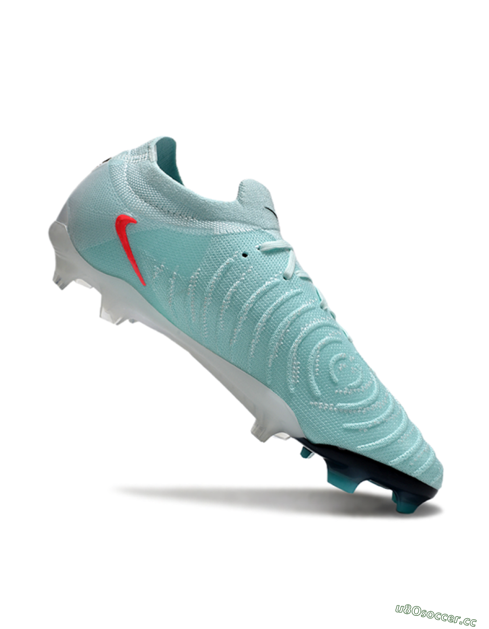 Men's Nike Phantom Luna Elite FG Firm Ground Low-Tops Football Boots - Jade/Red/Black 4