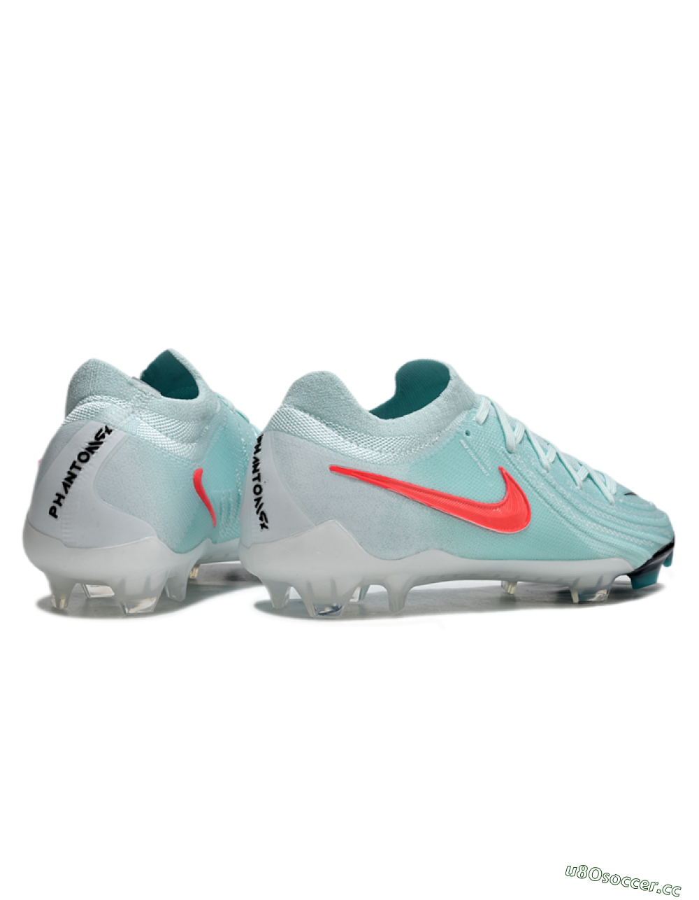 Men's Nike Phantom Luna Elite FG Firm Ground Low-Tops Football Boots - Jade/Red/Black 6