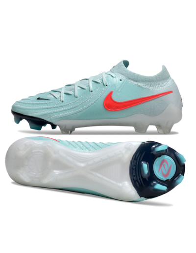 Men's Nike Phantom Luna Elite FG Firm Ground Low-Tops Football Boots - Jade/Red/Black