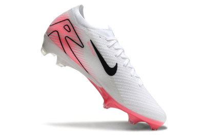 Men's Nike Air Zoom Mercurial Vapor 16 Elite FG Firm Ground Low-Tops Football Boots - White/Black/Pink