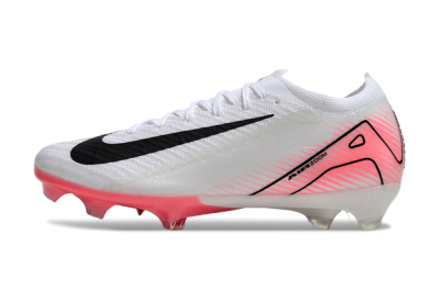 Men's Nike Air Zoom Mercurial Vapor 16 Elite FG Firm Ground Low-Tops Football Boots - White/Black/Pink