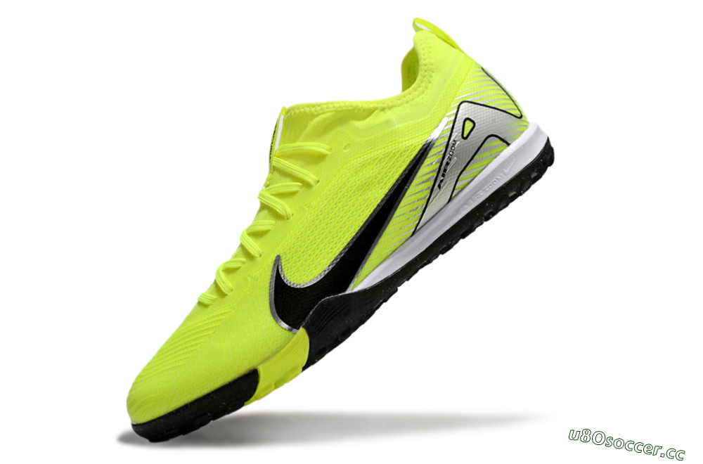 Unisex Nike Air Zoom Mercurial Vapor 16 Pro TF Artificial Turf Low-Tops Football Shoes - Yellow/Black/Silver 5