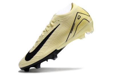 Men's Nike Air Zoom Mercurial Vapor 16 Elite FG Firm Ground Low-Tops Football Boots - Beige/Black