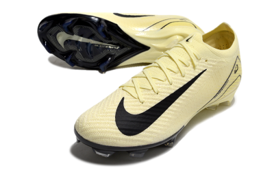 Men's Nike Air Zoom Mercurial Vapor 16 Elite FG Firm Ground Low-Tops Football Boots - Beige/Black