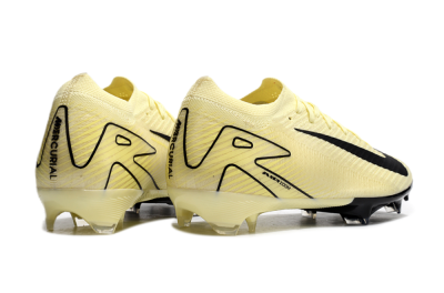 Men's Nike Air Zoom Mercurial Vapor 16 Elite FG Firm Ground Low-Tops Football Boots - Beige/Black