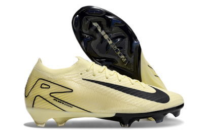 Men's Nike Air Zoom Mercurial Vapor 16 Elite FG Firm Ground Low-Tops Football Boots - Beige/Black