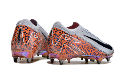 Men's Nike Air Zoom Mercurial Vapor 16 Pro SG Soft Ground Low-Tops Football Boots - Grey/Black/Leopard