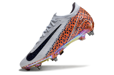Men's Nike Air Zoom Mercurial Vapor 16 Pro SG Soft Ground Low-Tops Football Boots - Grey/Black/Leopard