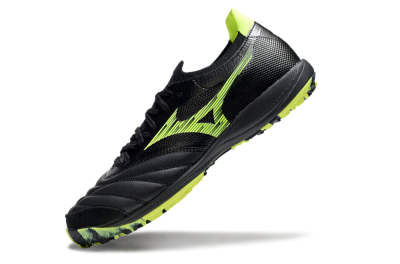 Men's Mizuno Morelia Neo Sala M8 TF Artificial Turf Low-Tops Football Shoes - Black/Yellow