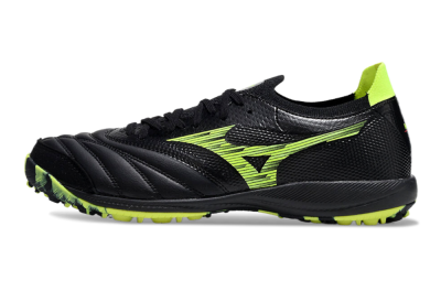 Men's Mizuno Morelia Neo Sala M8 TF Artificial Turf Low-Tops Football Shoes - Black/Yellow