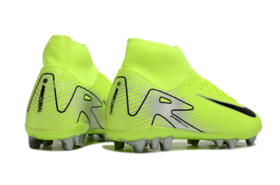 Men's Nike Air Zoom Mercurial Superfly 10 Academy AG Artificial Grass High-Tops Football Boots - Yellow/Black/Silver