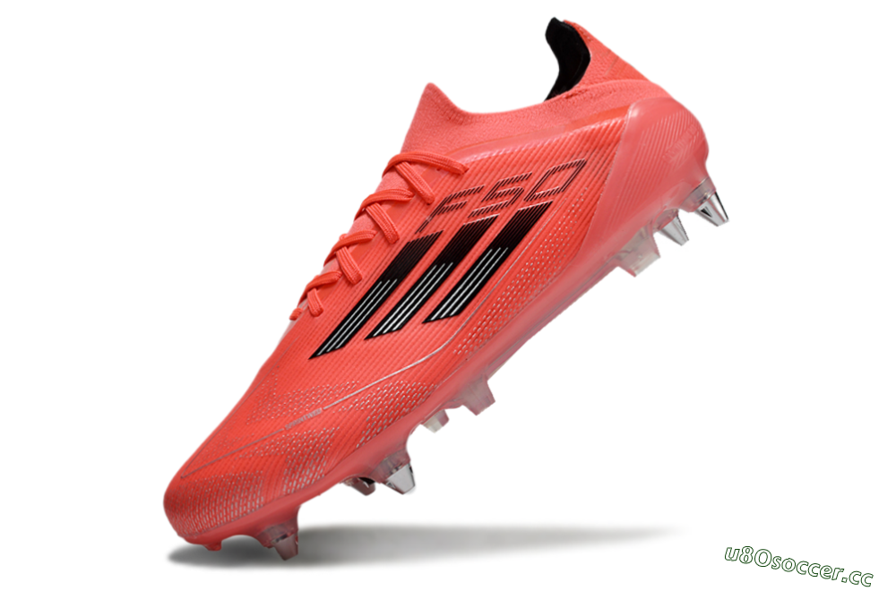 Men's Adidas F50 Elite SG Soft Ground Low-Tops Football Boots - Red/Black/Silver 5