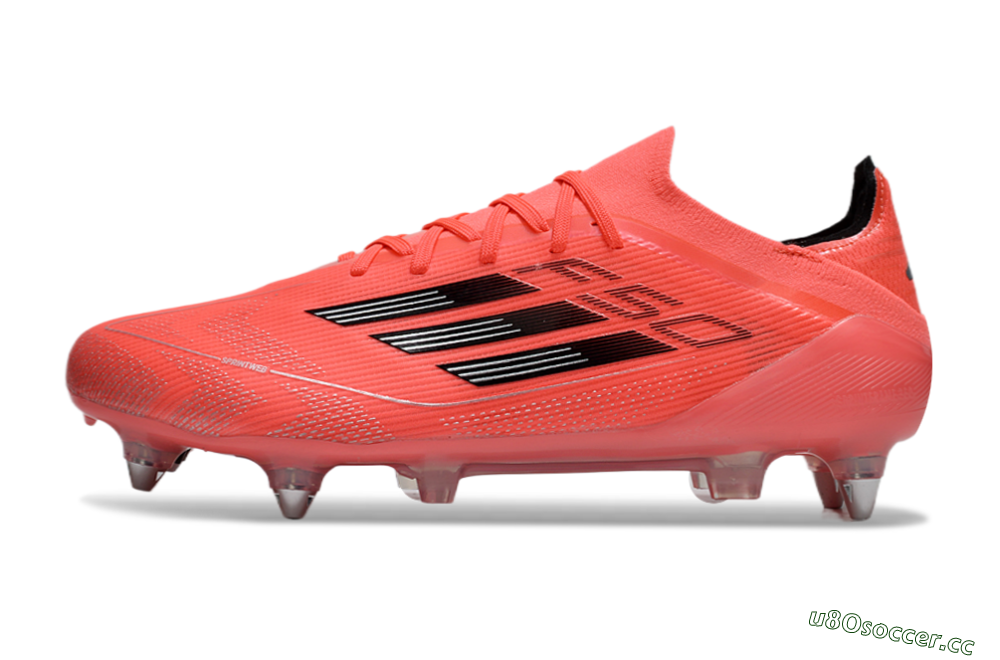Men's Adidas F50 Elite SG Soft Ground Low-Tops Football Boots - Red/Black/Silver 0